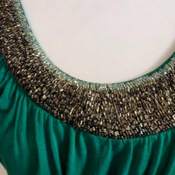 Apt. 9 Green Embellished Neck Dress – Size M - Picture 9 of 9